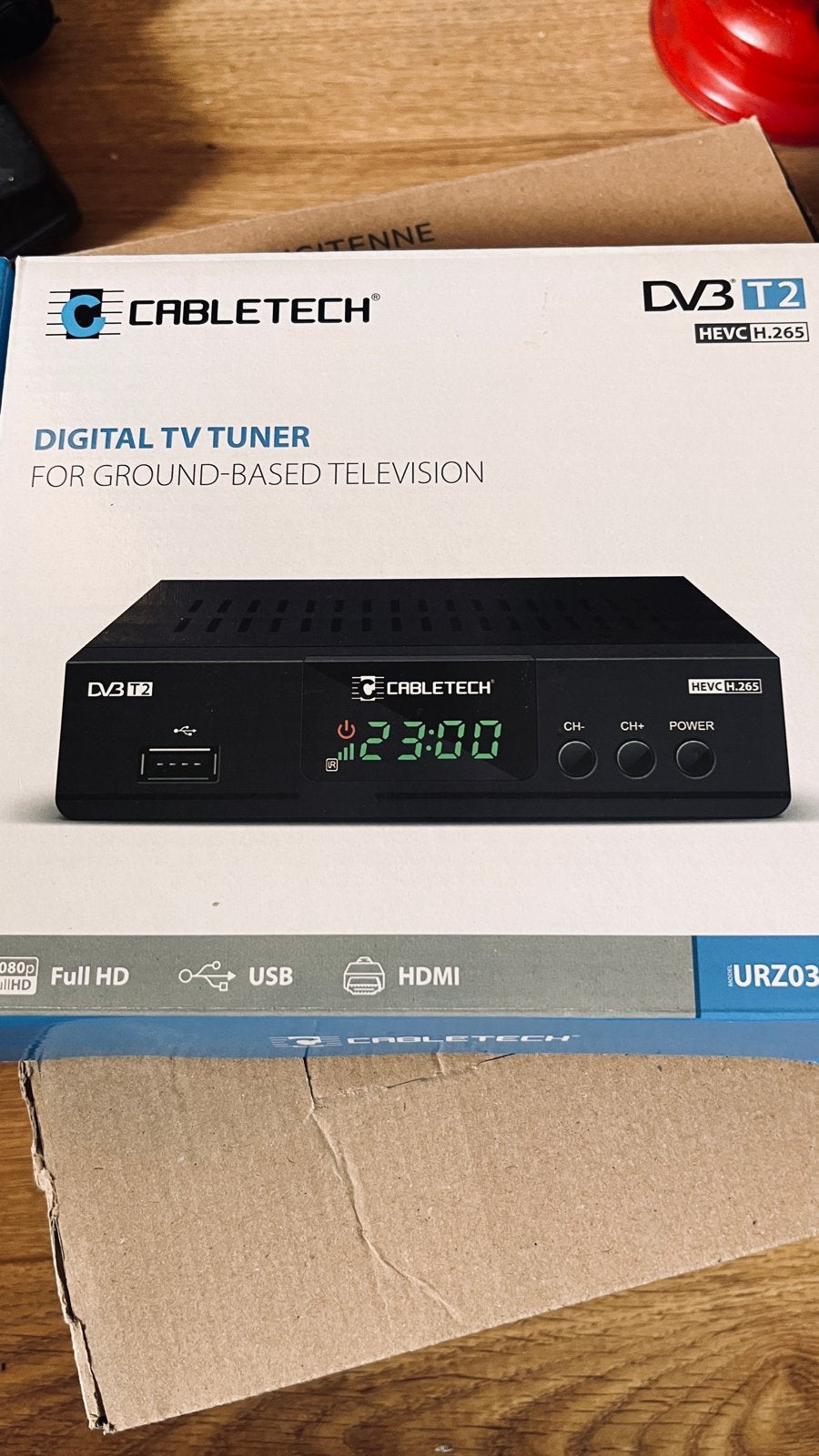 Digitenne DVB-T2 HEVC H.265 ontvanger voor camping, Ophalen, Gebruikt, Decoder
