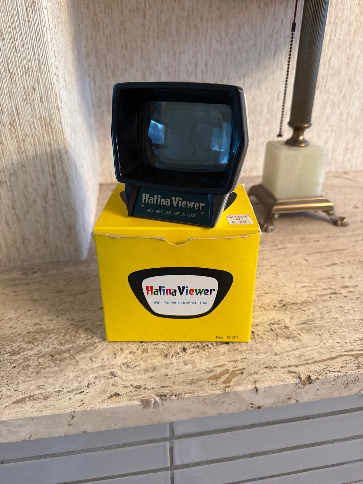 Vintage Halina Viewer met doos - No. 531, Ophalen, Zo goed als nieuw, Met scherm