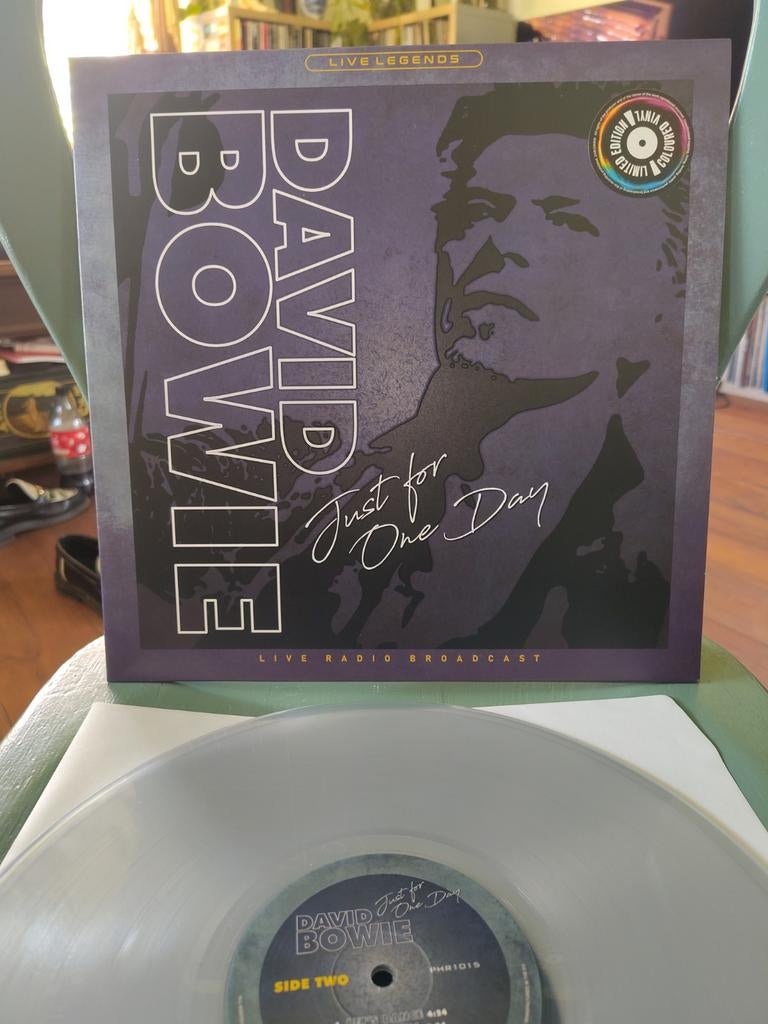 David Bowie - Just for One Day - Live Radio Broadcast LP, Cd's en Dvd's, Vinyl | Pop, Zo goed als nieuw, Colored vinyl, Limited edition