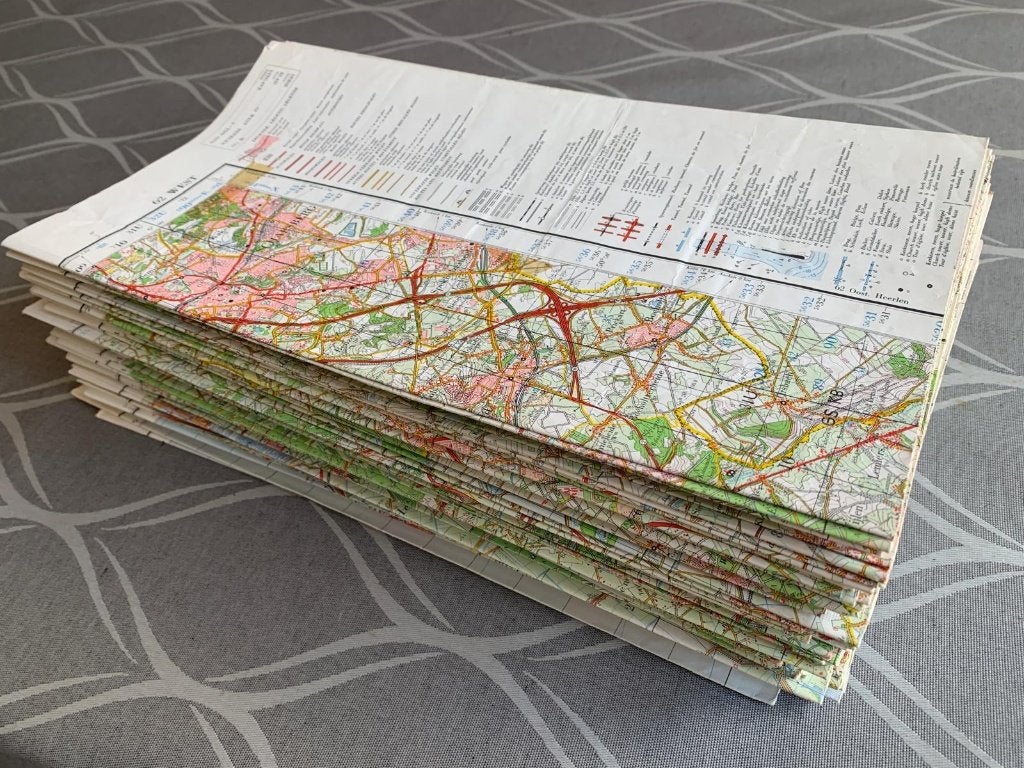 Topografische kaarten Nederland 1 : 50.000 compleet!, Ophalen of Verzenden, 1800 tot 2000, Nederland, Landkaart