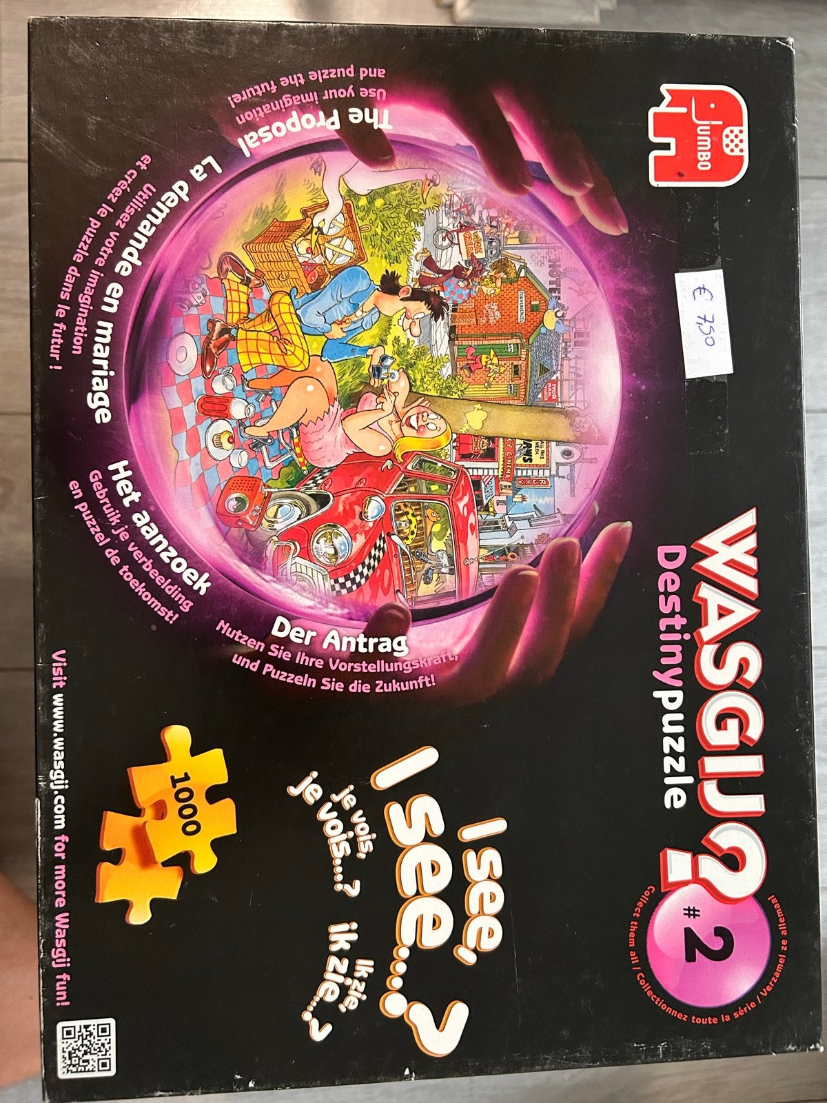 Wasgij Destiny 2: The Proposal 1000 stukjes puzzel, Ophalen, 500 t/m 1500 stukjes, Zo goed als nieuw, Legpuzzel