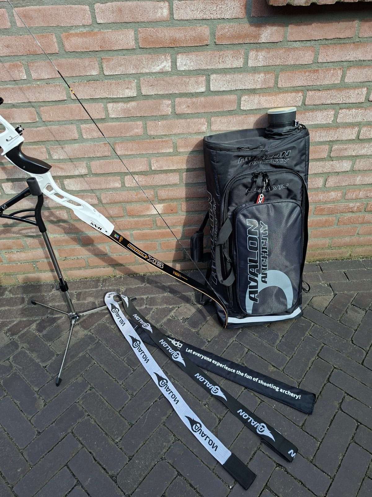 complete recurve handboog set, Ophalen