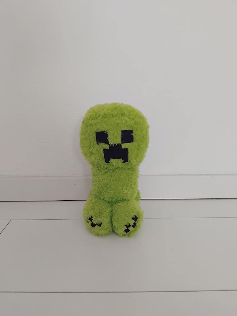 Minecraft fluffy creeper knuffel ZGAN, Groen, Overige karakters, Overige typen, Ophalen of Verzenden
