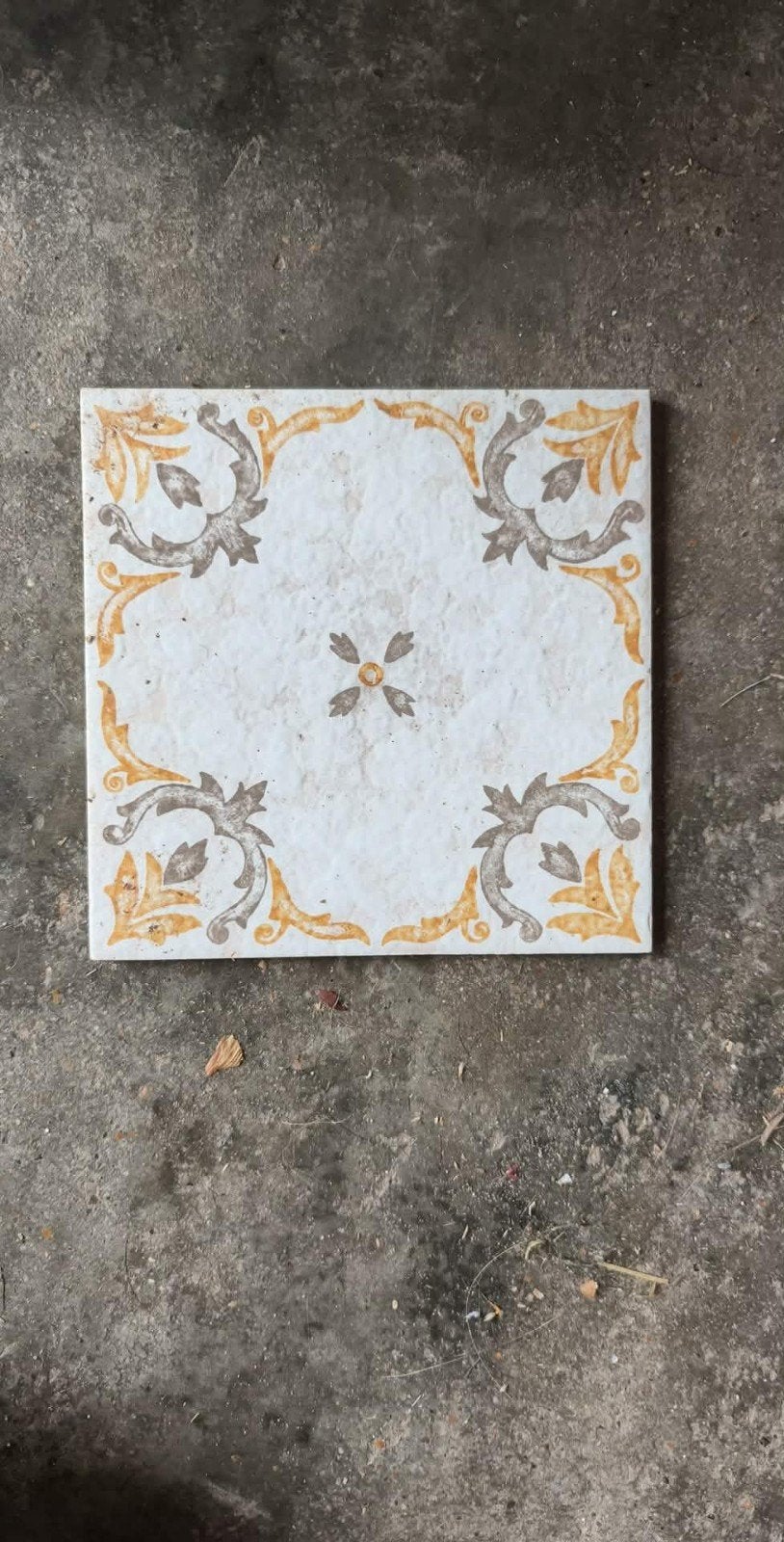 Mooie 15x15 oude bloem motief tegels, Nieuw, Minder dan 20 cm, Minder dan 5 m², Wandtegels