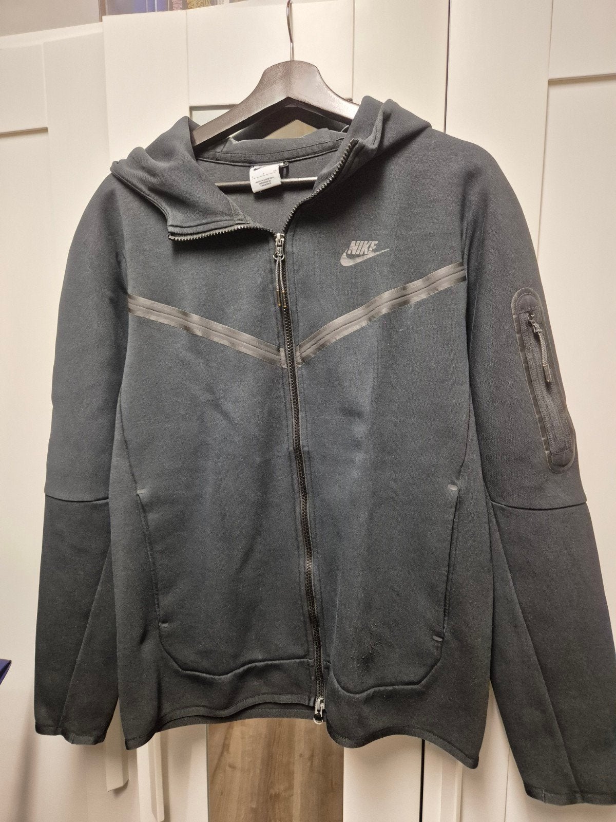 Nike Tech Fleece Vest Maat S, Zwart, Nike, Ophalen of Verzenden, Gedragen