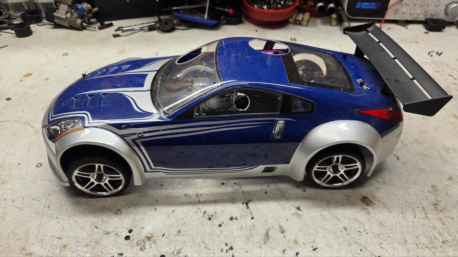 te koop mooie hsp, Gebruikt, Ophalen of Verzenden, Schaal 1:10, Nitro