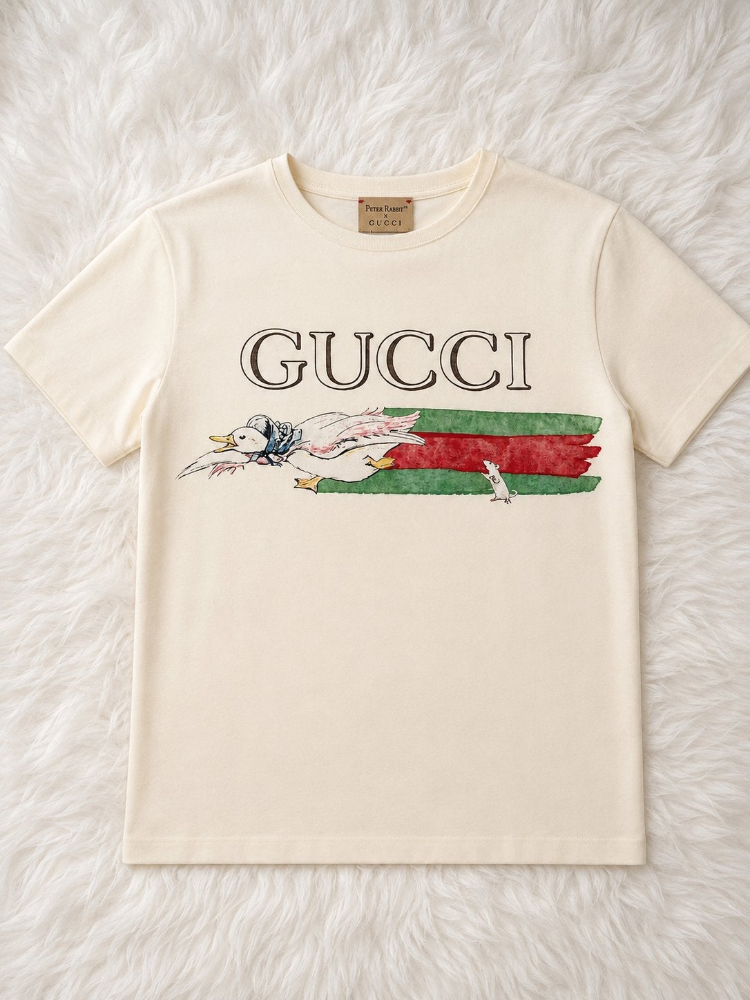 Gucci X peter rabbit T-shirt, Overige kleuren, Verzenden, Nieuw, Korte mouw