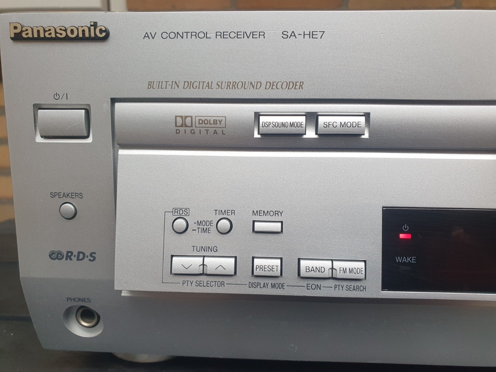 Panasonic SA-HE7 receiver surround, Ophalen of Verzenden, Zo goed als nieuw, Overige merken