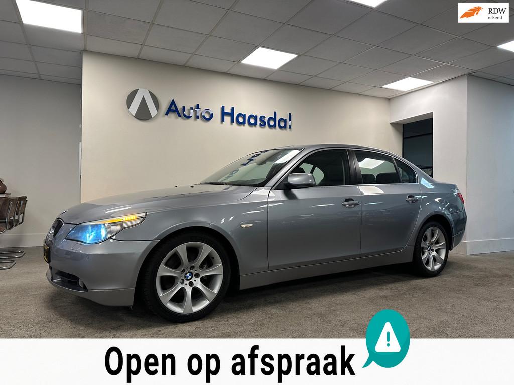 BMW 5-serie 525i Executive|AUTOMAAT|PDC|XENON|SCHUIFDAK|LEDE, Auto's, BMW, Achterwielaandrijving, Gebruikt, Zwart, 2497 cc