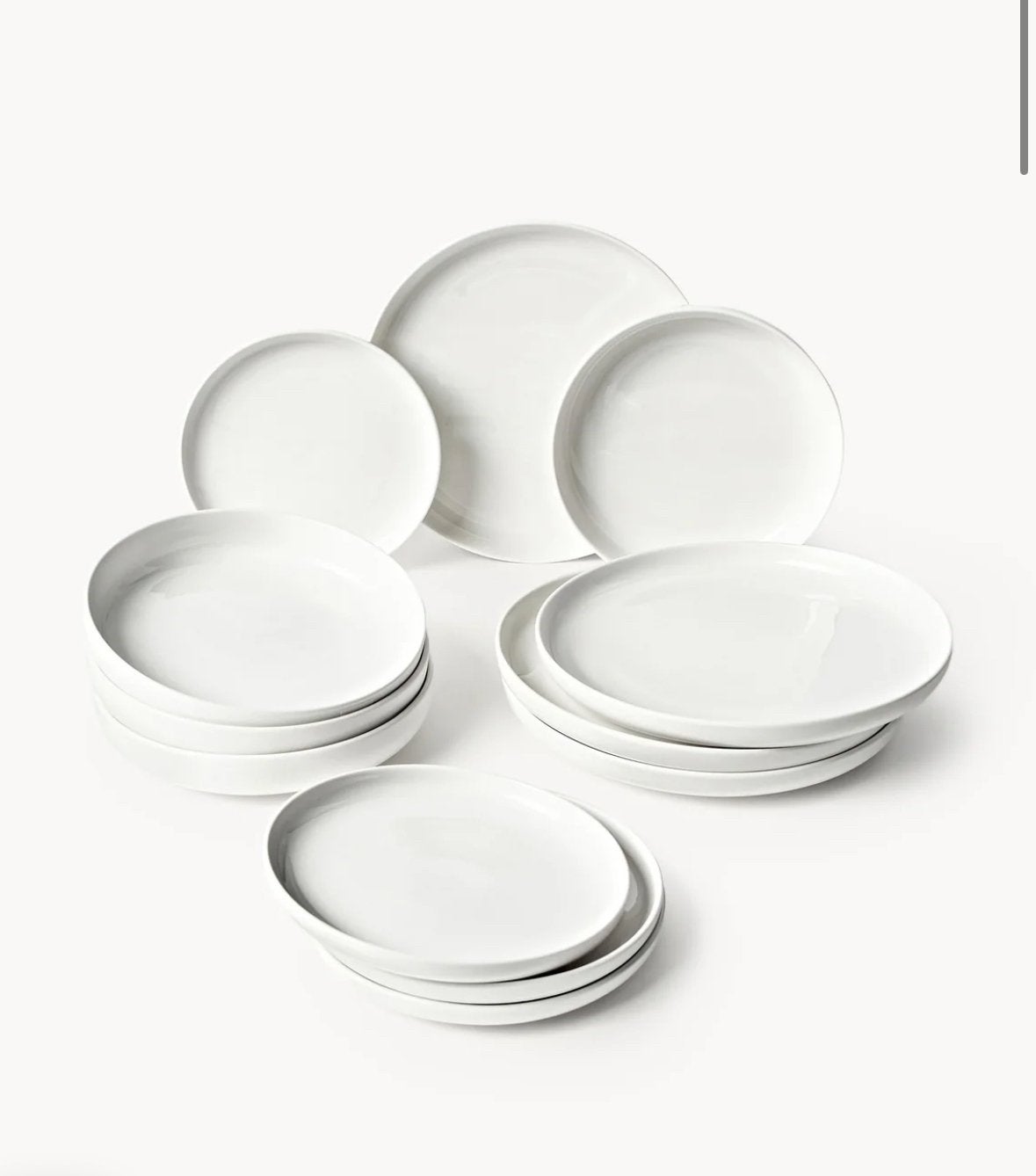 2x Westwing serviesset 12-delig NIEUW, Ophalen, Overige merken, Nieuw, Bord(en)