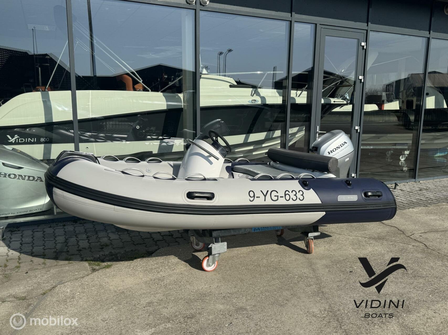 Xc Pro 330 Deluxe met Honda 15pk en dekzeil, Gebruikt, Benzine, Overige merken