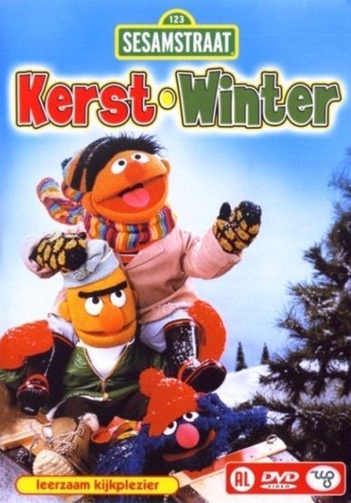 Sesamstraat - Kerst en Winter (DVD)"", Cd's en Dvd's, Dvd's | Kinderen en Jeugd, Alle leeftijden, Zo goed als nieuw, Educatief