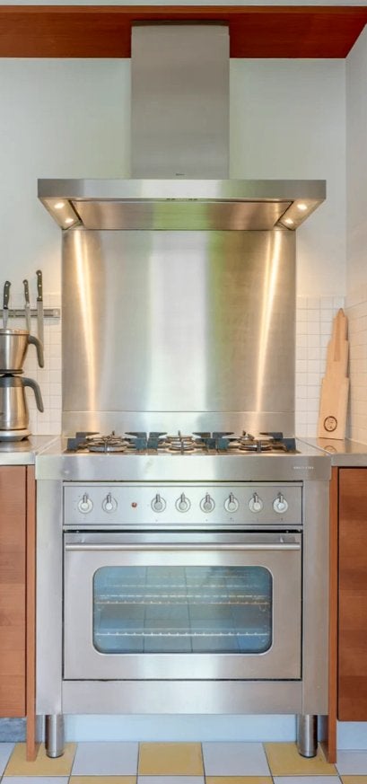 Bosch gasfornuis met oven, Ophalen, Gebruikt, Gas, Vrijstaand