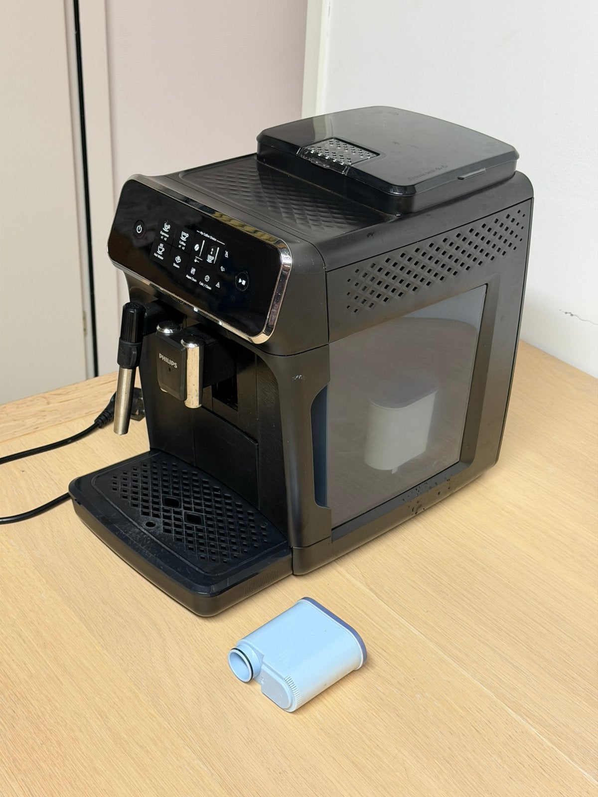 Philips 2200 bonen Koffiemachine koffiezetapparaat + filters, Stoompijpje, Gebruikt, Ophalen of Verzenden, H