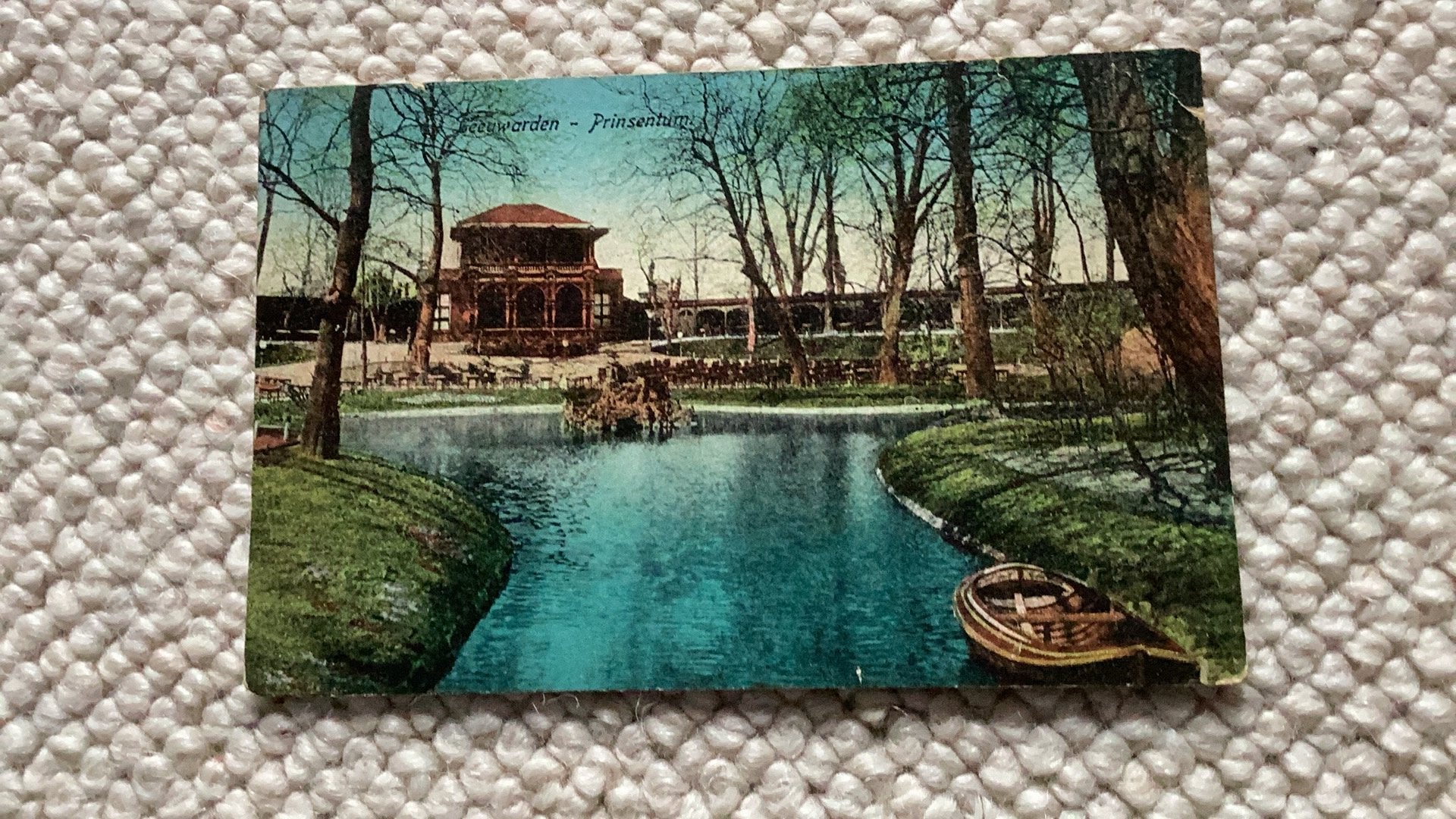 Ansichtkaart Leeuwarden Prinsentuin begin 1900. 986, Verzamelen, Ophalen of Verzenden, Voor 1920, Gelopen, Friesland