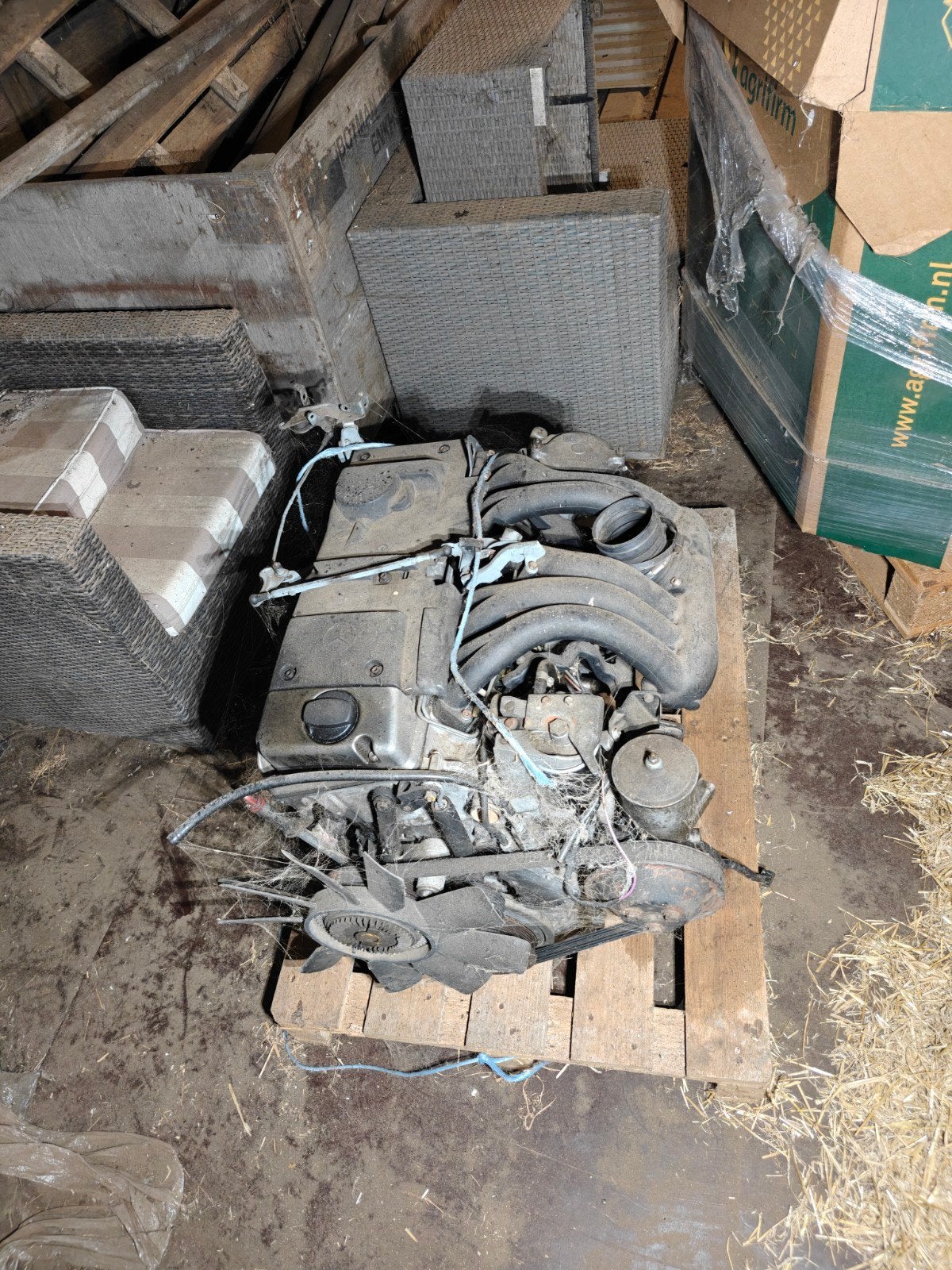 Mercedes om605 motor, Auto-onderdelen, Transmissie en Toebehoren, Ophalen