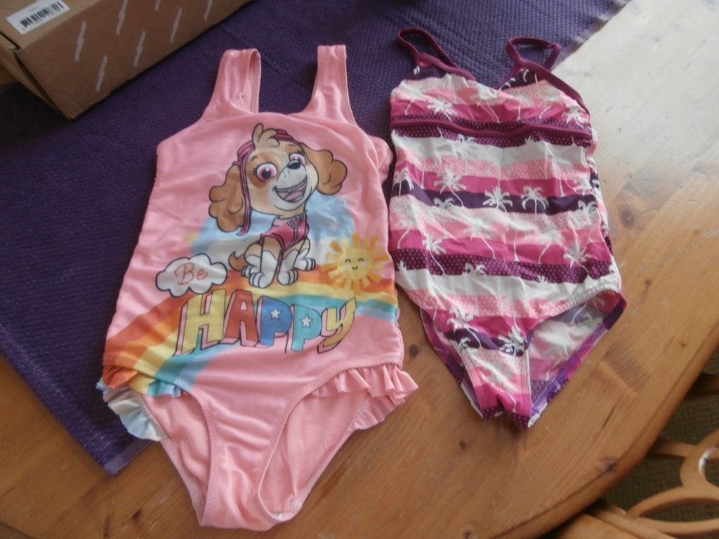 Badpak Paw Control H&M Nickelodeon palmbomen Olaian, Olaian, Gebruikt, Meisje, Badpak