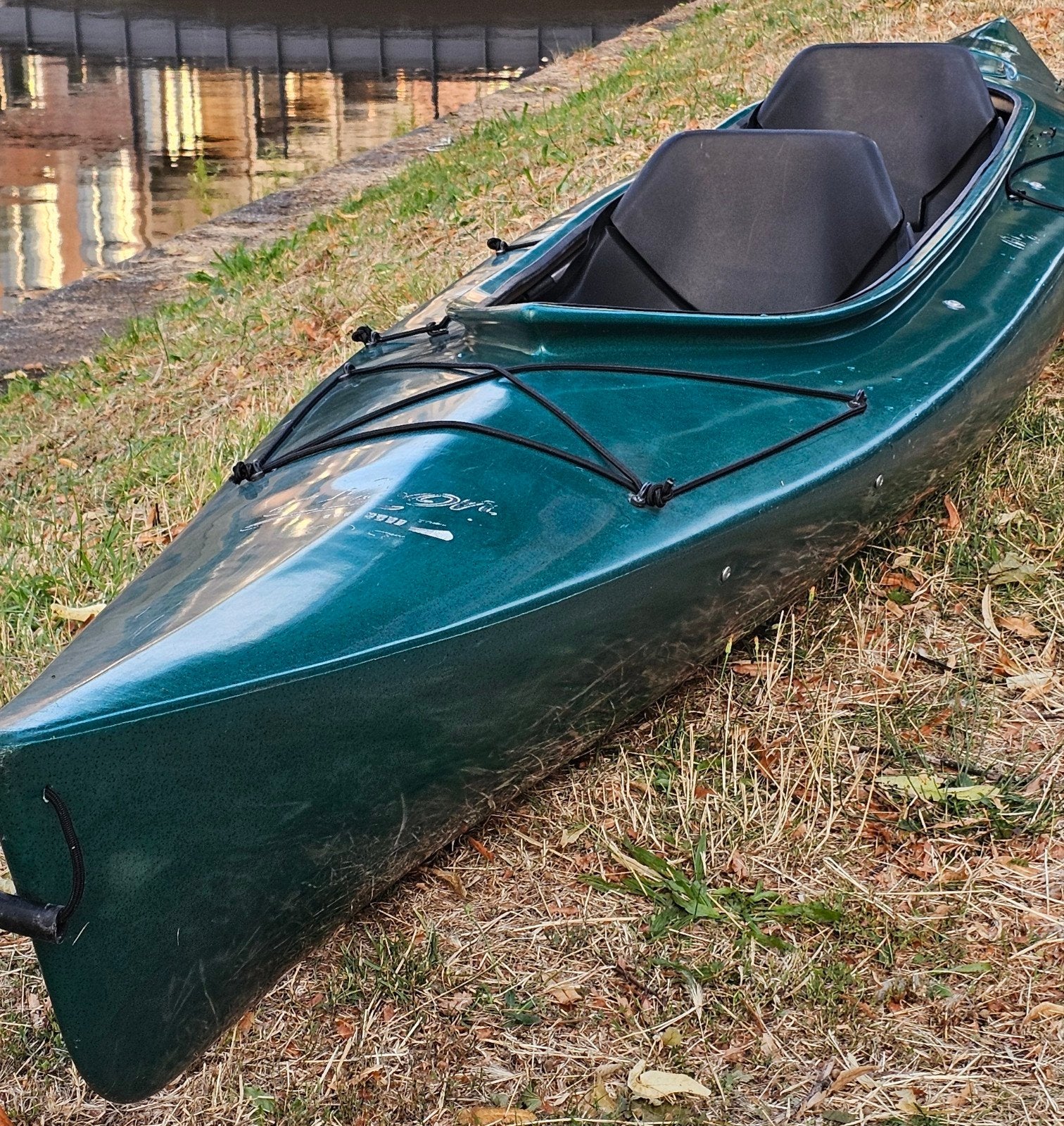 Old Town Loon 160T Kajak |  Duo & solo |  Roer +  2 peddels, Watersport en Boten, Kajaks, Ophalen, Gebruikt, 2-persoons