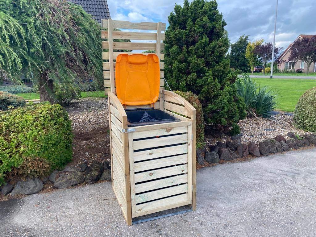 houten kliko ombouw - strakke look, Ophalen of Verzenden, Nieuw, Hout, Containerberging