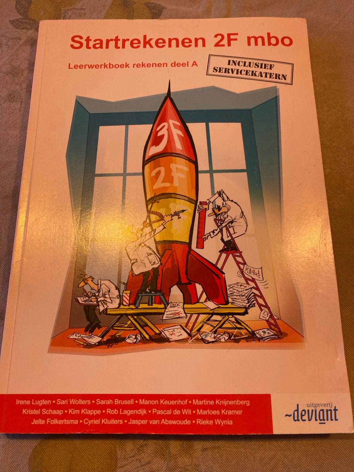 Startrekenen 2F mbo - Leerwerkboek rekenen deel A, Ophalen of Verzenden, Zo goed als nieuw, MBO