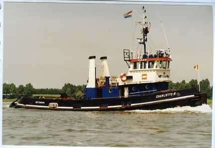 scheepvaart-foto-charlotte W-2x, Ophalen of Verzenden, Zo goed als nieuw, Motorboot, Boek of Tijdschrift