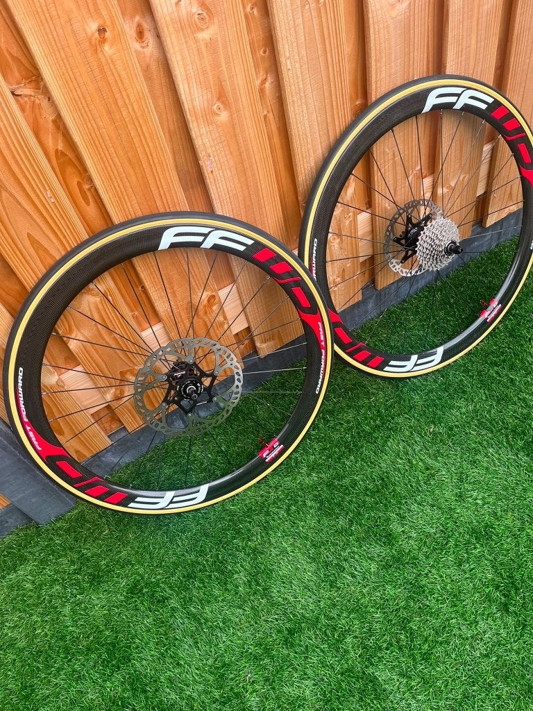 Wielen Carbon FFWD Fast Forward, 28 inch, Carbon, Zo goed als nieuw, Meer dan 20 versnellingen