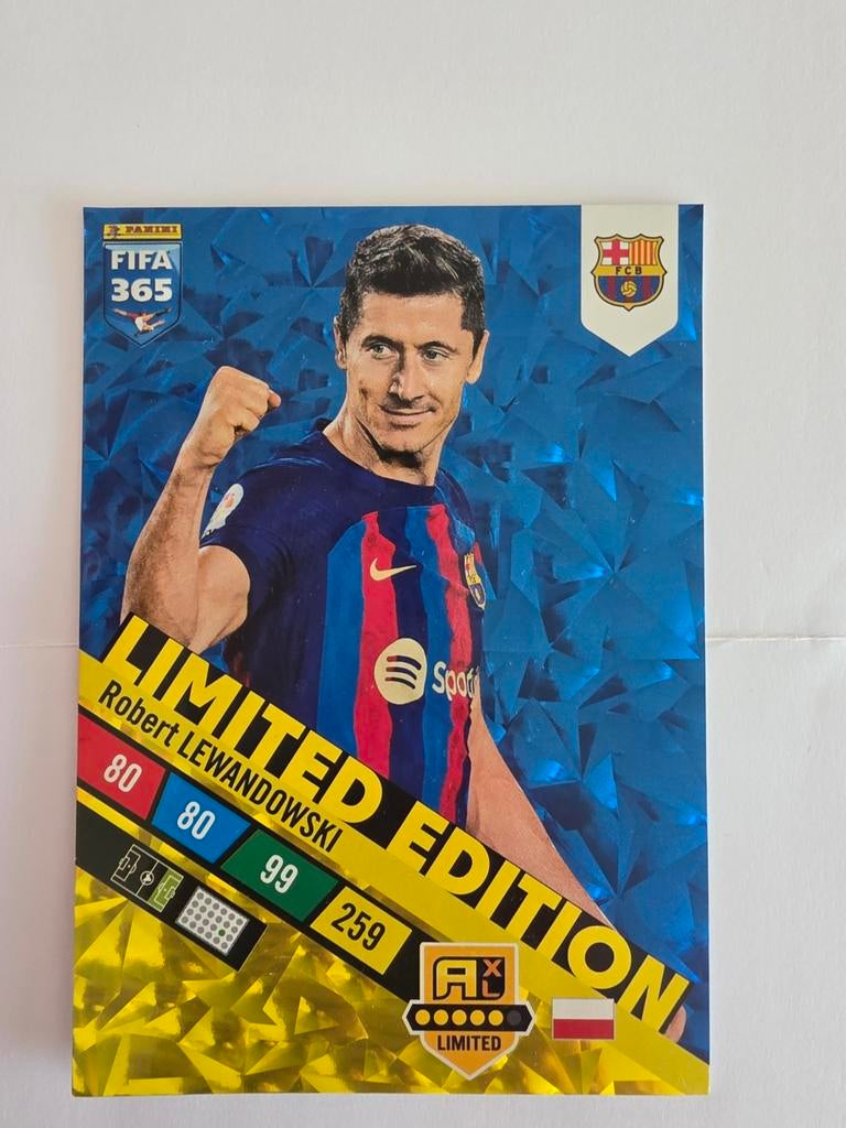 Robert Lewandowski Limited Edition FIFA 365 (grote kaart), Ophalen of Verzenden