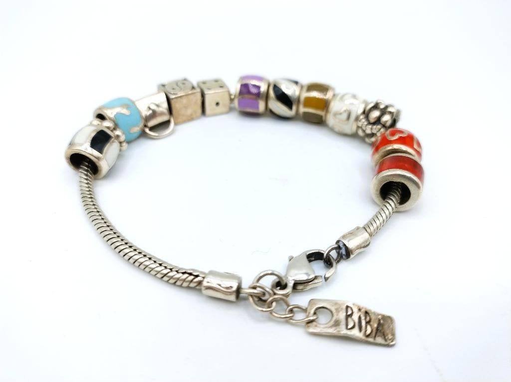 Zilveren bedelarmband, Biba, 21 cm, Info@zilverwebsite.nl, Verzenden, Zo goed als nieuw, Zilverwebsite.nl