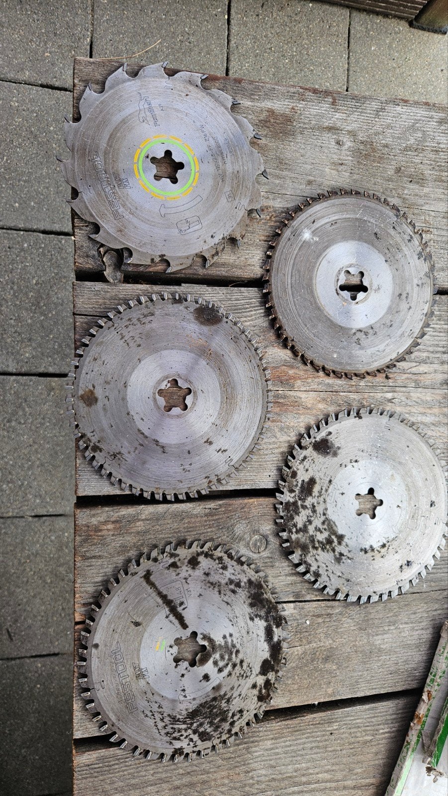 Festool Zaagbladen - Diverse types en maten, Doe-het-zelf en Verbouw, Gereedschap | Zaagmachines, Gebruikt, Cirkelzaag, Ophalen of Verzenden
