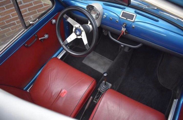 Fiat 500 0.5 Nuova 1972 Blauw oldtimer, foto 5