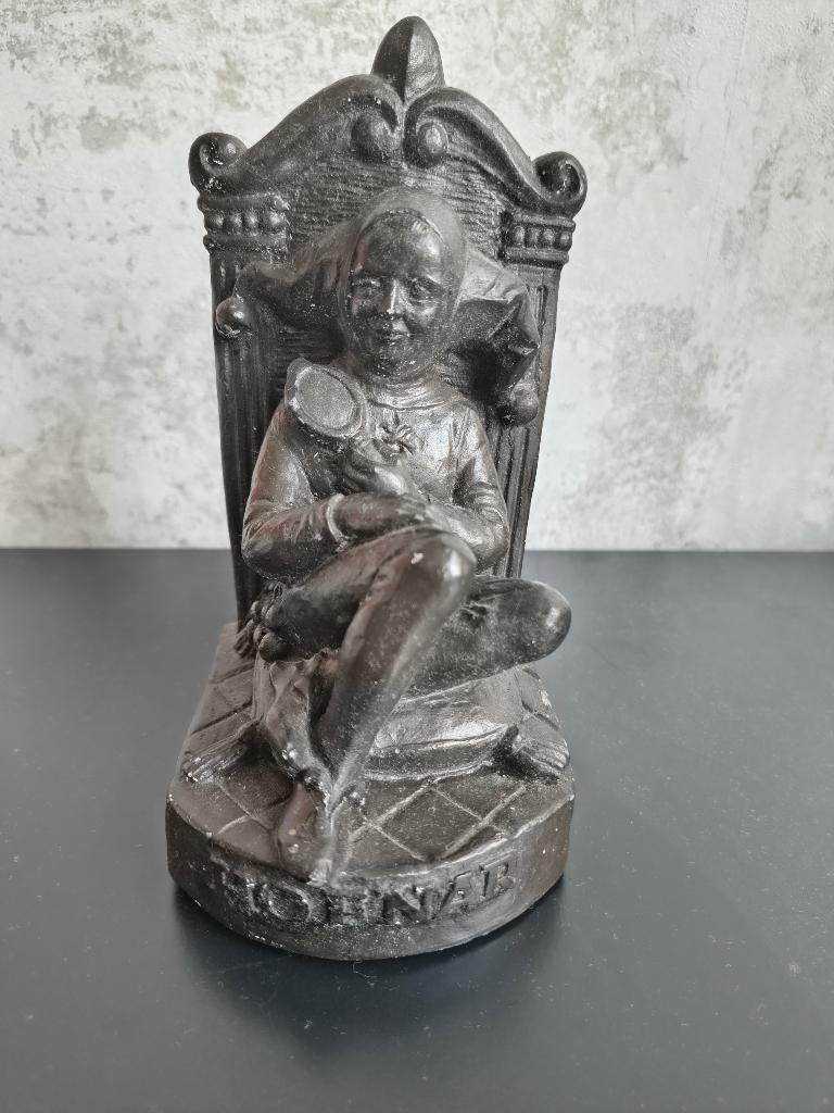 Boekensteun Hofnar Sigaren - Winkeldisplay, Minder dan 20 cm, Ophalen of Verzenden, Zwart, Beeld
