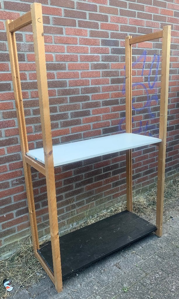 lundia stelling kast 170 hoog 100 breed en 40 diep, Ophalen, Gebruikt
