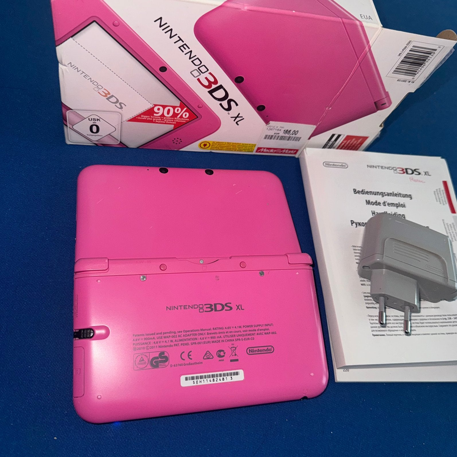 Nintendo 3DS XL Roze gereserveerd, Spelcomputers en Games, Games | Nintendo 2DS en 3DS, 1 speler, Racen en Vliegen, Ophalen of Verzenden