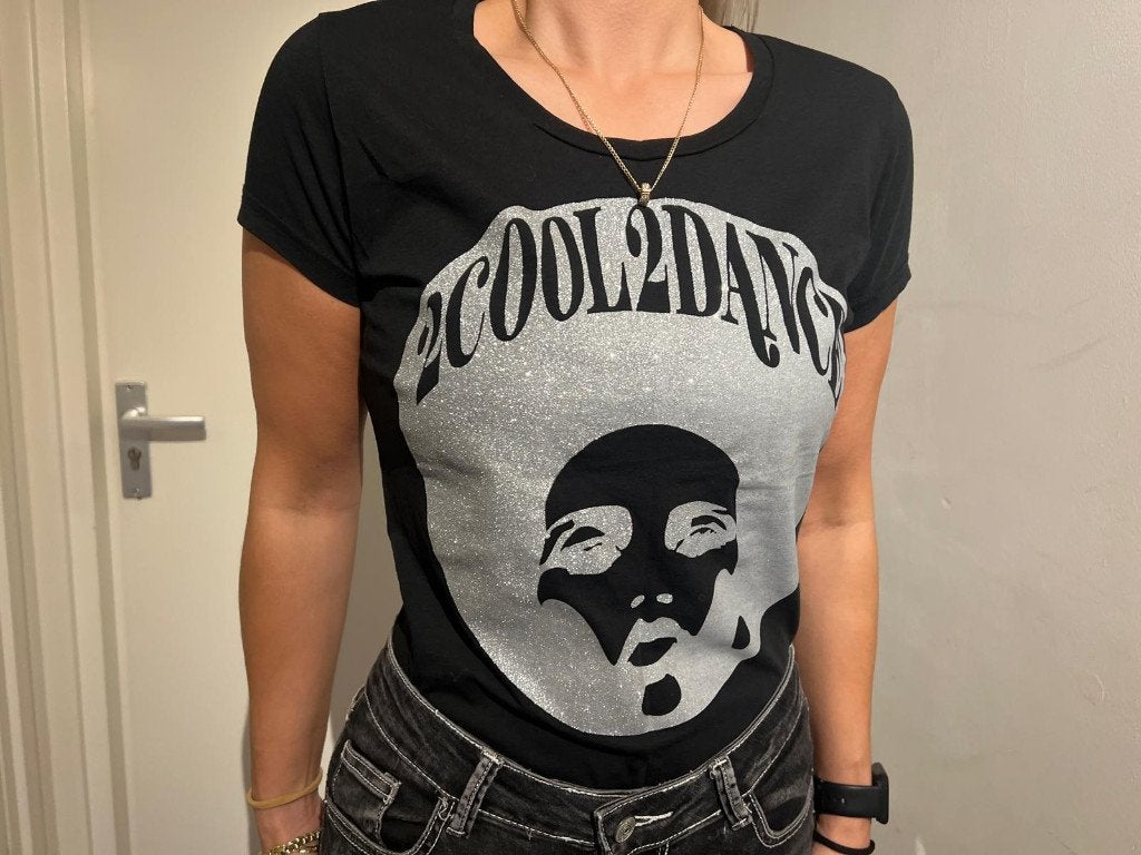 Anne christine t-shirt maat m, Zwart, Ophalen of Verzenden, Zo goed als nieuw, Korte mouw