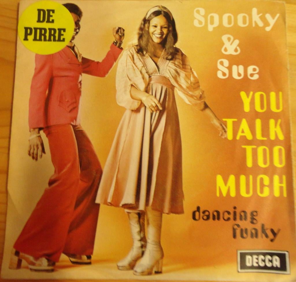 Spooky & Sue You talk too much, Gebruikt, 7 inch, Single, Ophalen of Verzenden