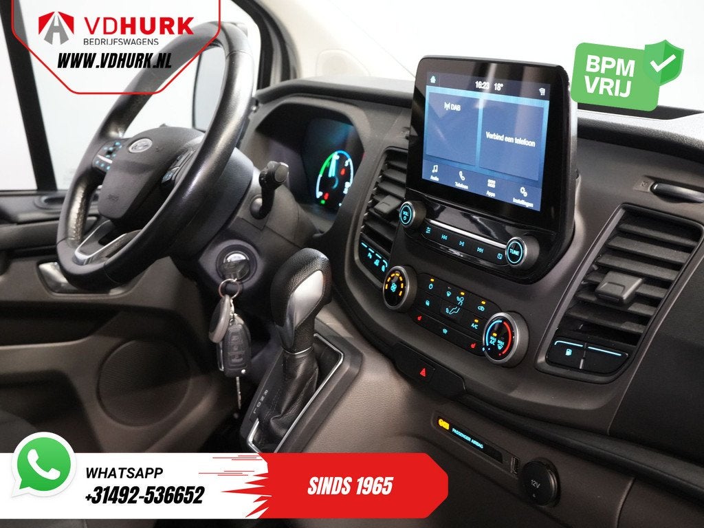 Ford Transit Custom 1.0 130 pk PHEV Trend Bi-Xenon/ Carplay/, Auto's, Bestelauto's, Gebruikt, Euro 6, 2208 kg, Wit