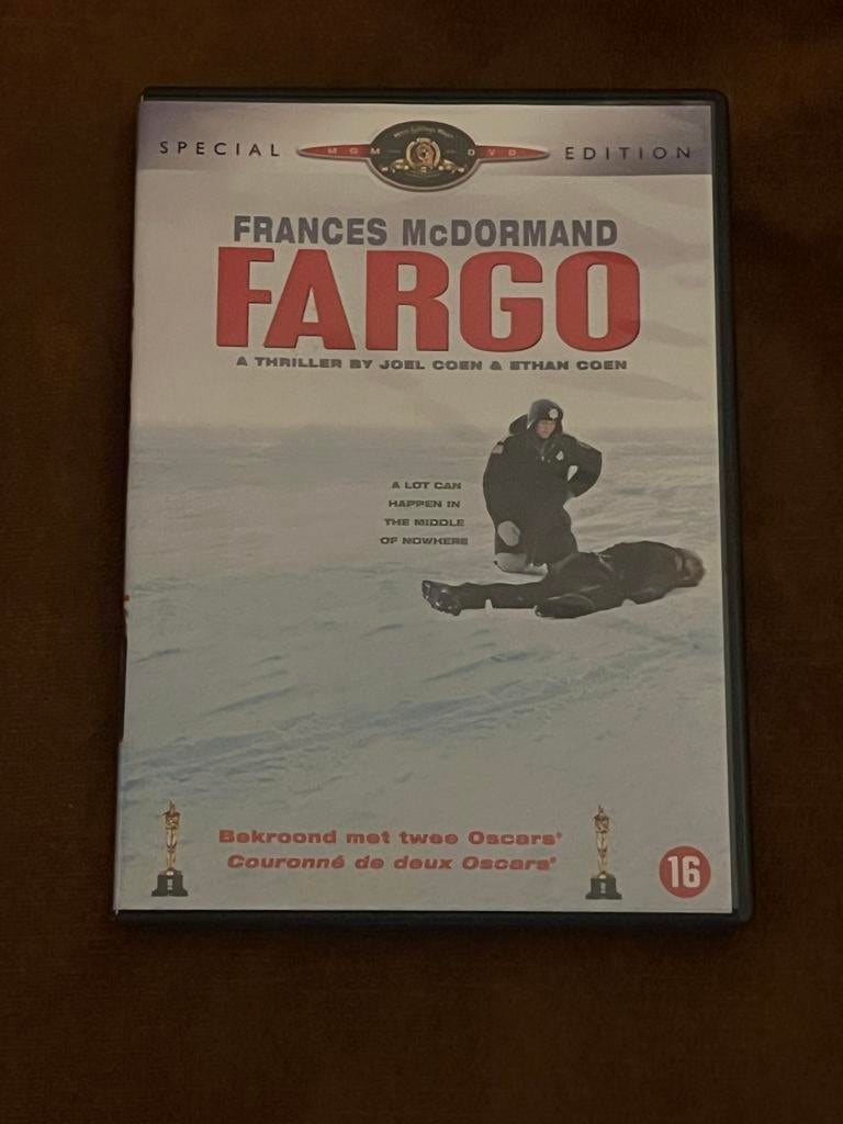 Fargo DVD - Special Edition (Frances McDormand), Cd's en Dvd's, Dvd's | Thrillers en Misdaad, Gebruikt, Detective en Krimi, Vanaf 16 jaar