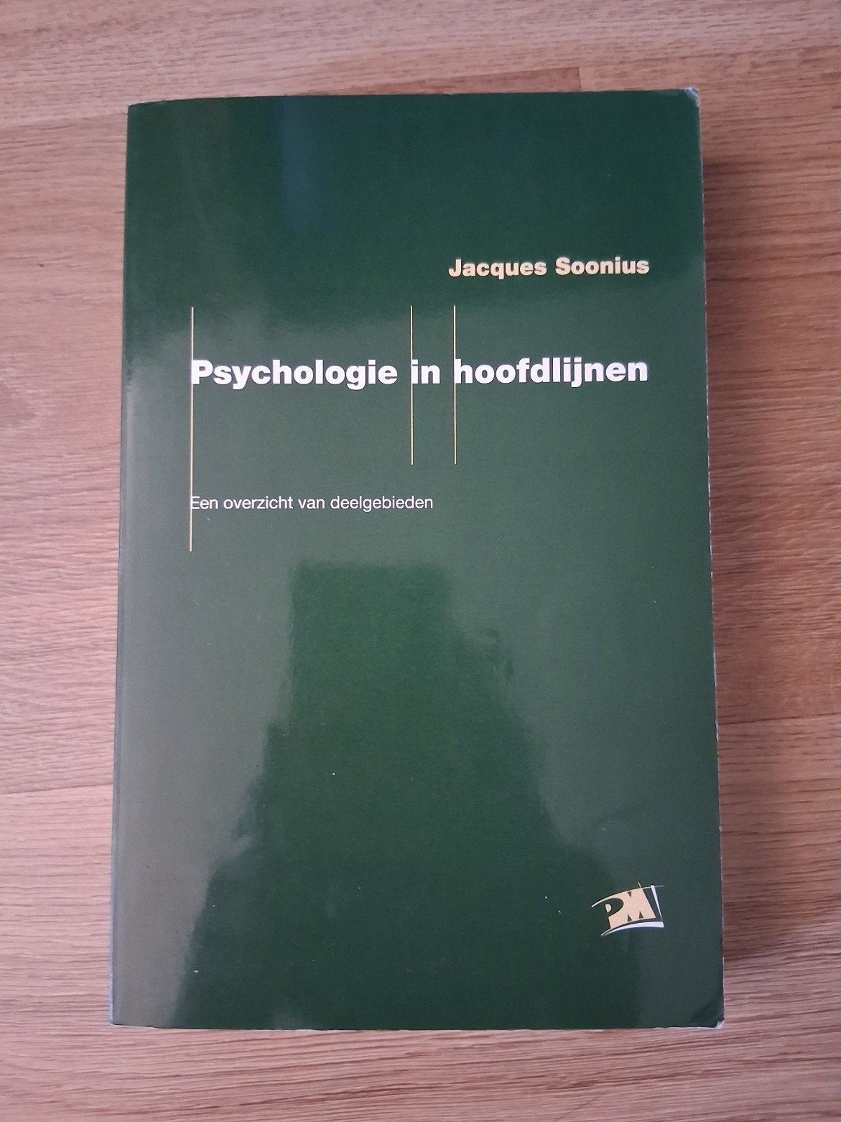 J. Soonius - Psychologie in hoofdlijnen, Ophalen of Verzenden, J. Soonius, Ontwikkelingspsychologie, Zo goed als nieuw