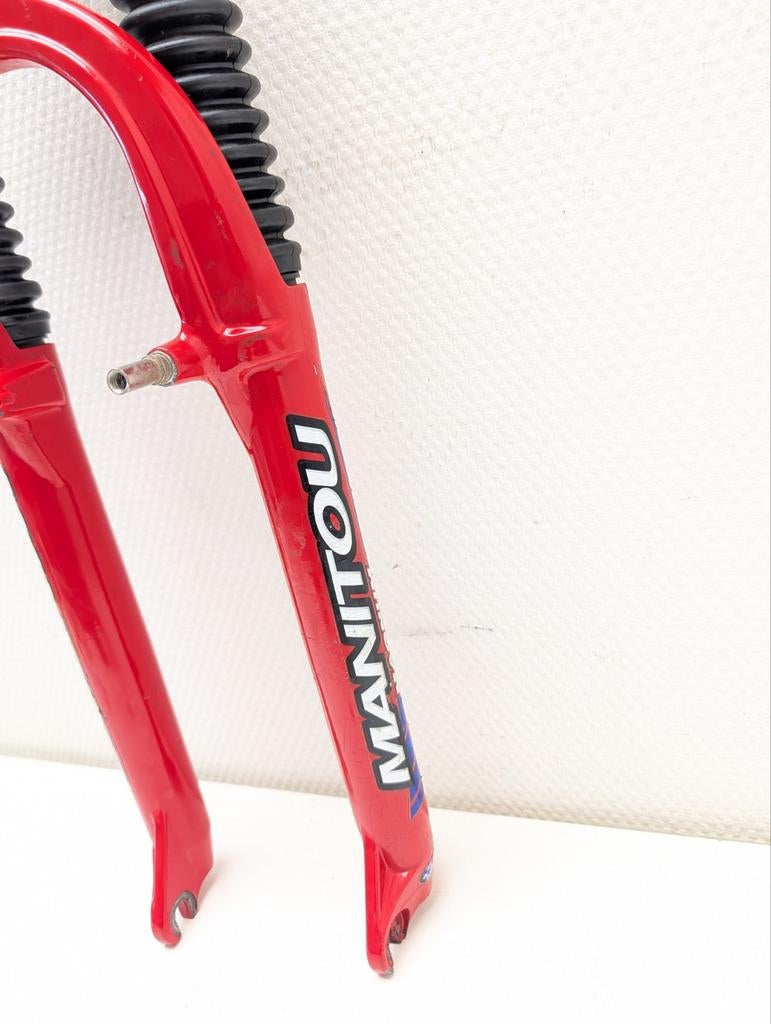 Manitou Magnum 26" geveerde voorvork, Fietsen en Brommers, Ophalen of Verzenden, Zo goed als nieuw, Voorvork, Aluminium