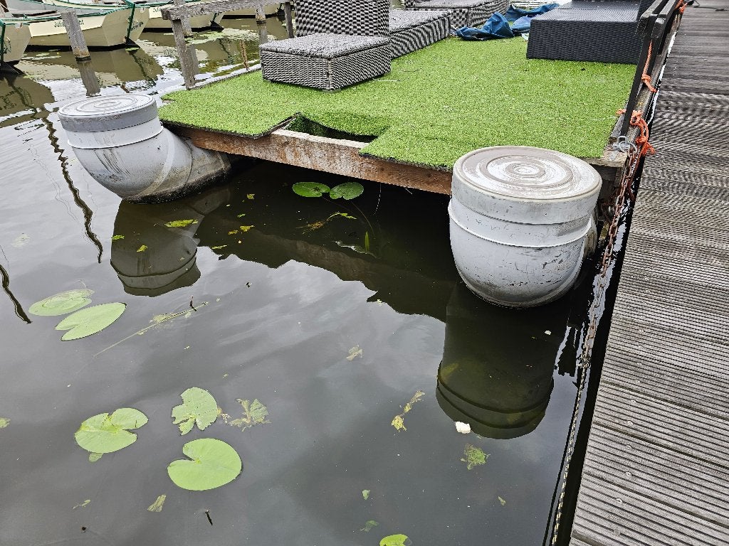 Ponton Partyboot, Drijvend terras, Drijvende steiger, Vlot, Ophalen, Gebruikt, Overige typen