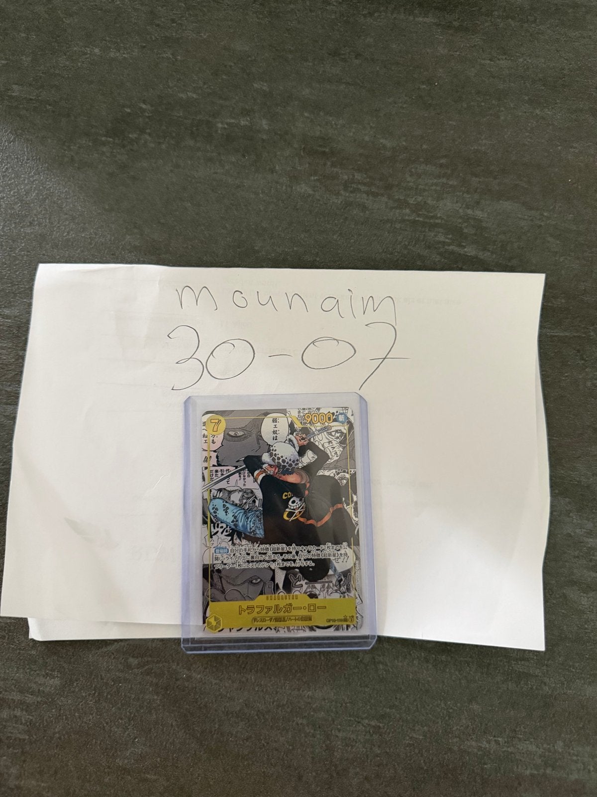 One Piece Card Game Trafalgar Law OP01-002 SR, Hobby en Vrije tijd, Verzamelkaartspellen | Magic the Gathering, Ophalen, Zo goed als nieuw