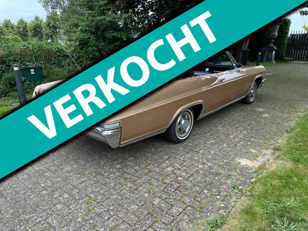 Chevrolet IMPALA Convertible 1965, Auto's, Automaat, Zwart, Overige carrosserieën, 4 stoelen