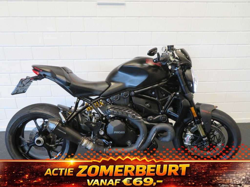 Ducati MONSTER 1200 R REMUS TOPSTAAT! (bj 2016), Motoren, Bedrijf, 1200 cc, Naked bike