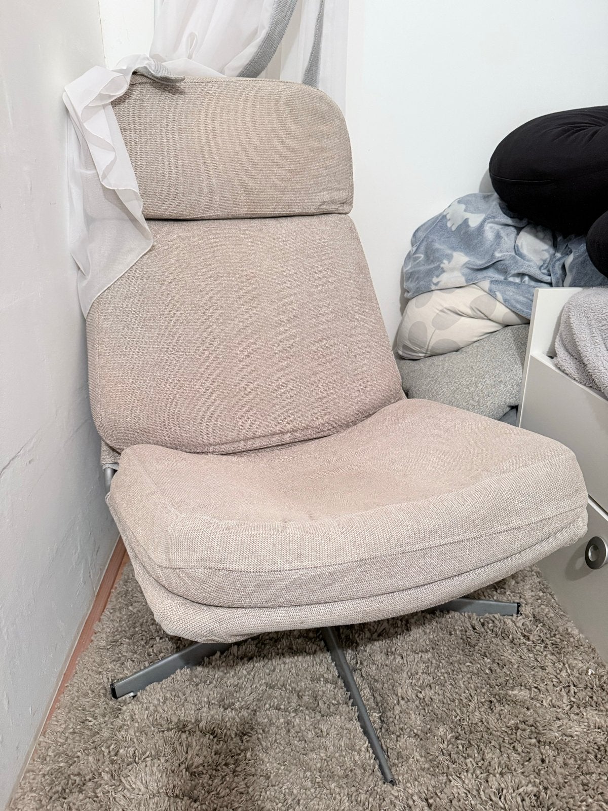 Comfortabele draaistoel van IKEA, Huis en Inrichting, Gebruikt, Overige kleuren, Ophalen of Verzenden, Eén