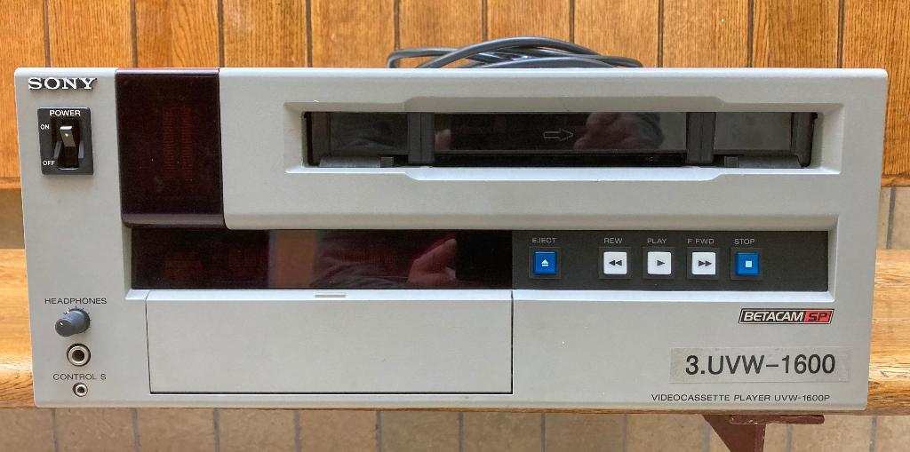 Sony Betacam SP UVW-1600P, Audio, Tv en Foto, Videospelers, Ophalen of Verzenden, Zo goed als nieuw, Overige typen