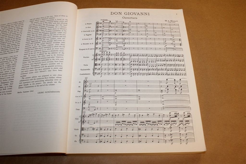 Don Giovanni — Complete Orkestscore [EN] Mozart, Ophalen of Verzenden, Gebruikt, Artiest of Componist, Klassiek