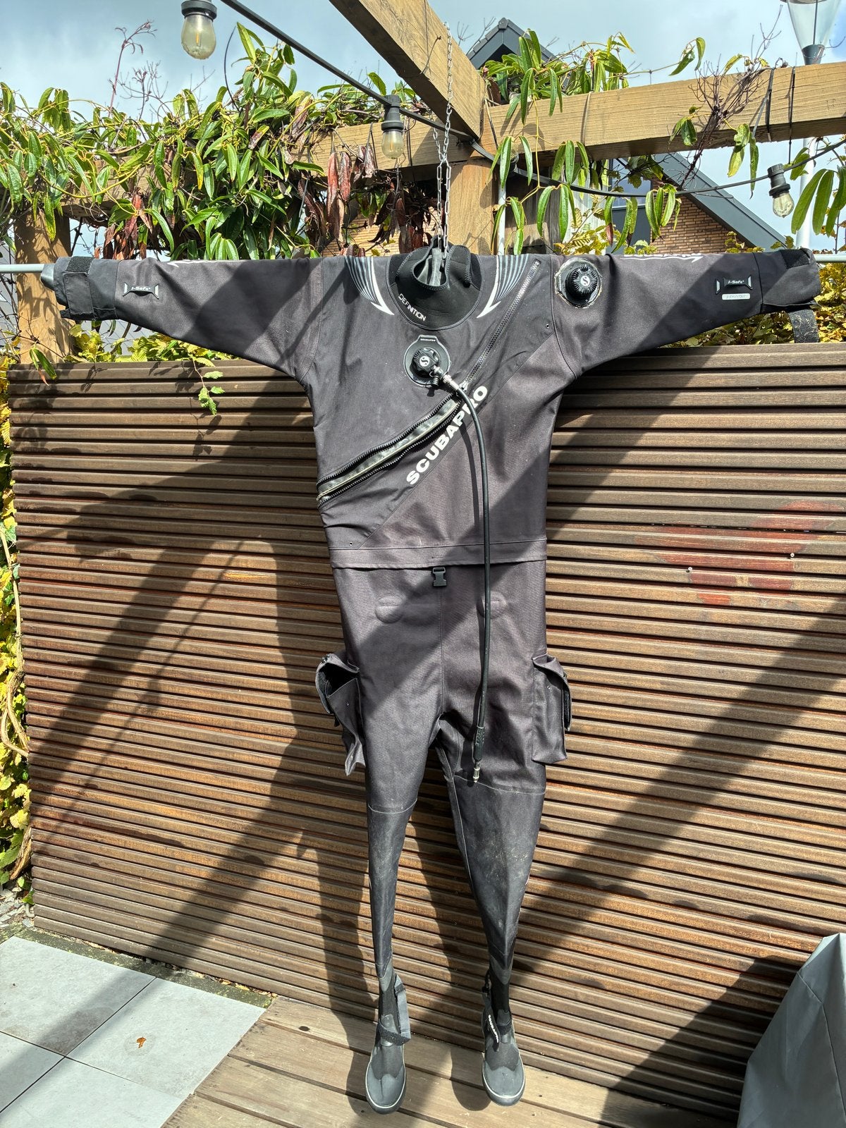 Scubapro Definition Drysuit droogpak met Bare onderpak, Watersport en Boten, Ophalen of Verzenden, Gebruikt, Duikpak