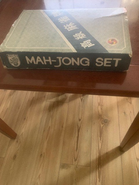 MAH-JONG-SET, Ophalen of Verzenden, Gebruikt