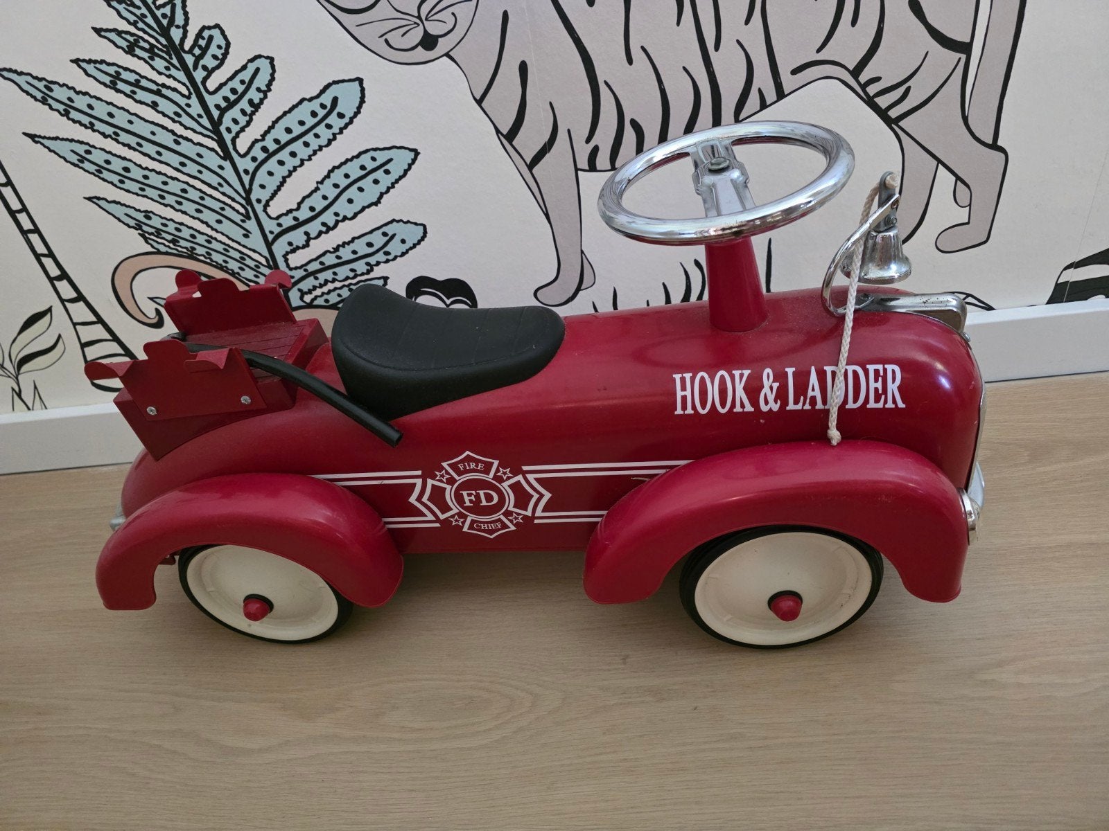 Loopauto Brandweerwagen Hook & Ladder, Ophalen, Gebruikt, Loopvoertuig