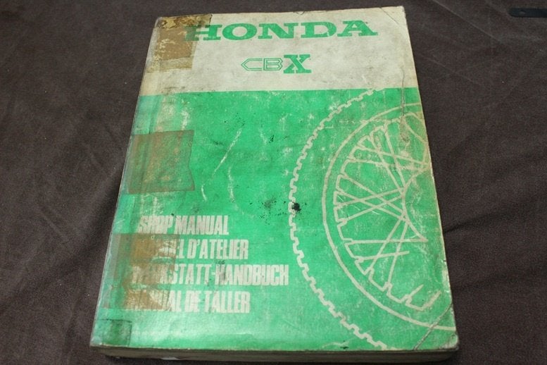 Honda CBX 1978 - 1981 motorcycle shop manual honda six, Motoren, Handleidingen en Instructieboekjes, Ophalen of Verzenden, Honda